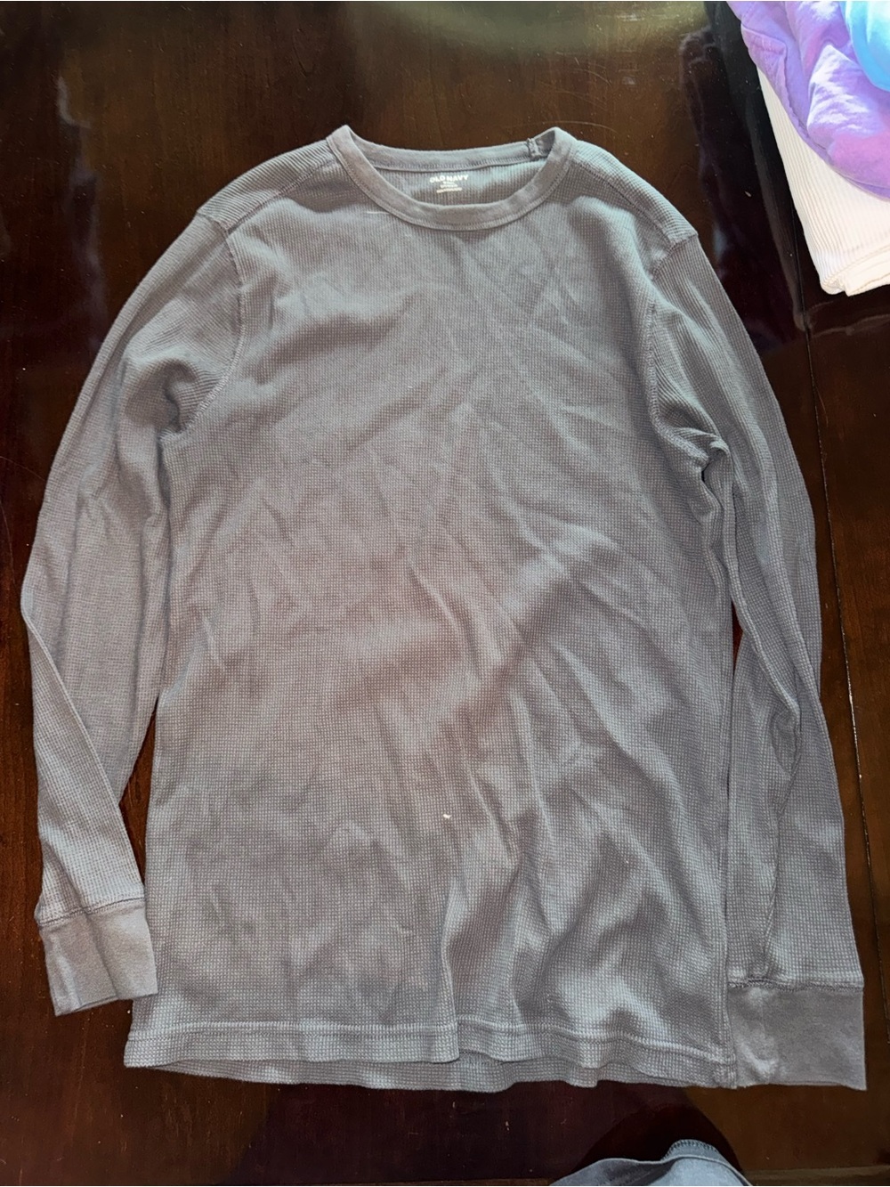 Old Navy Gray Long Sleeve Thermal Shirt - P
